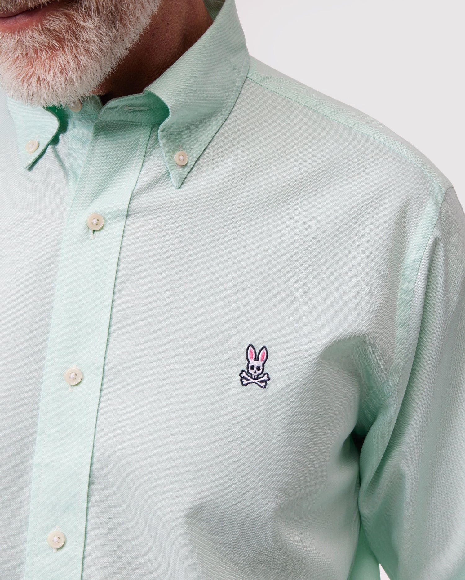 MENS CLASSIC OXFORD LONG SLEEVE SHIRT - B6C655X1PC sold by Psycho Bunny product image thumbnail 3