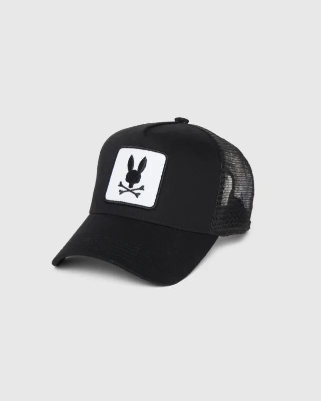 MENS BUNNY PATCH TRUCKER HAT - B6A965Y1HT sold by Psycho Bunny