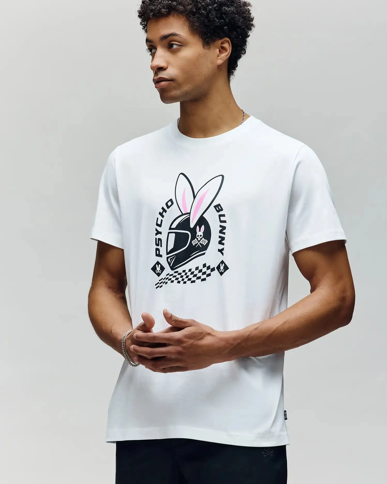 MENS RACING BUNNY GRAPHIC TEE - MT0200245 sold by Psycho Bunny product image thumbnail 2