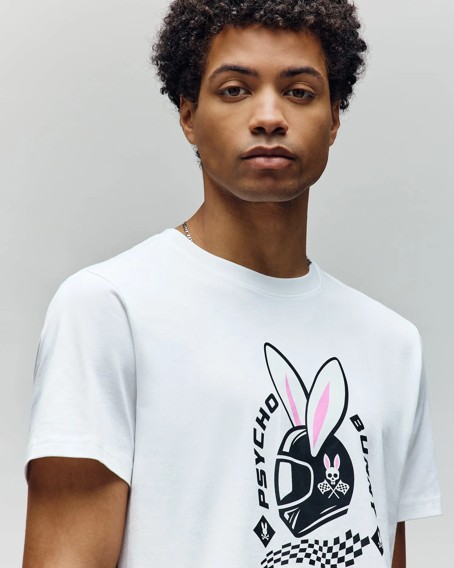 MENS RACING BUNNY GRAPHIC TEE - MT0200245 sold by Psycho Bunny product image thumbnail 3