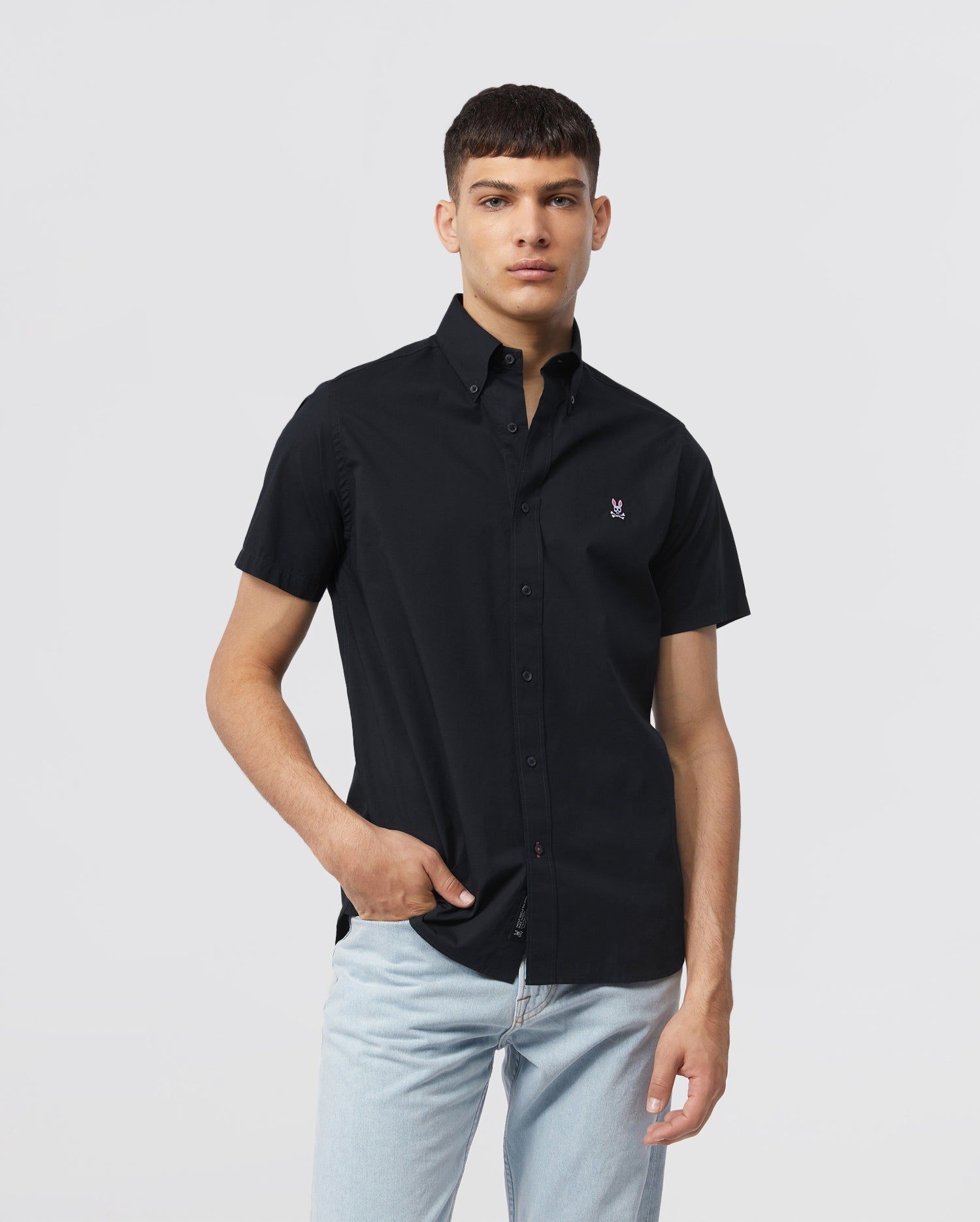 MENS POPLIN SHORT SLEEVE SHIRT - B6Q911S1PC sold by Psycho Bunny product image thumbnail 2