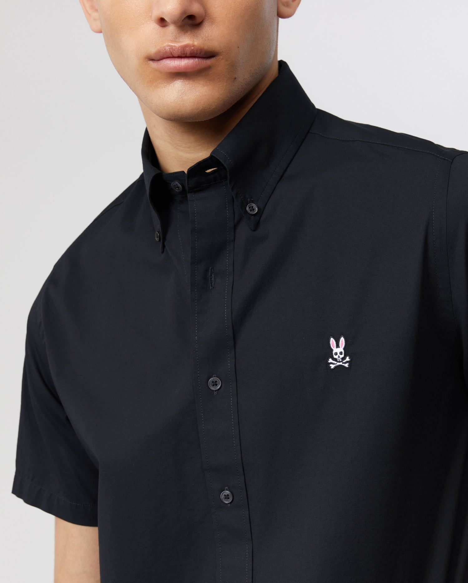 MENS POPLIN SHORT SLEEVE SHIRT - B6Q911S1PC sold by Psycho Bunny product image thumbnail 3