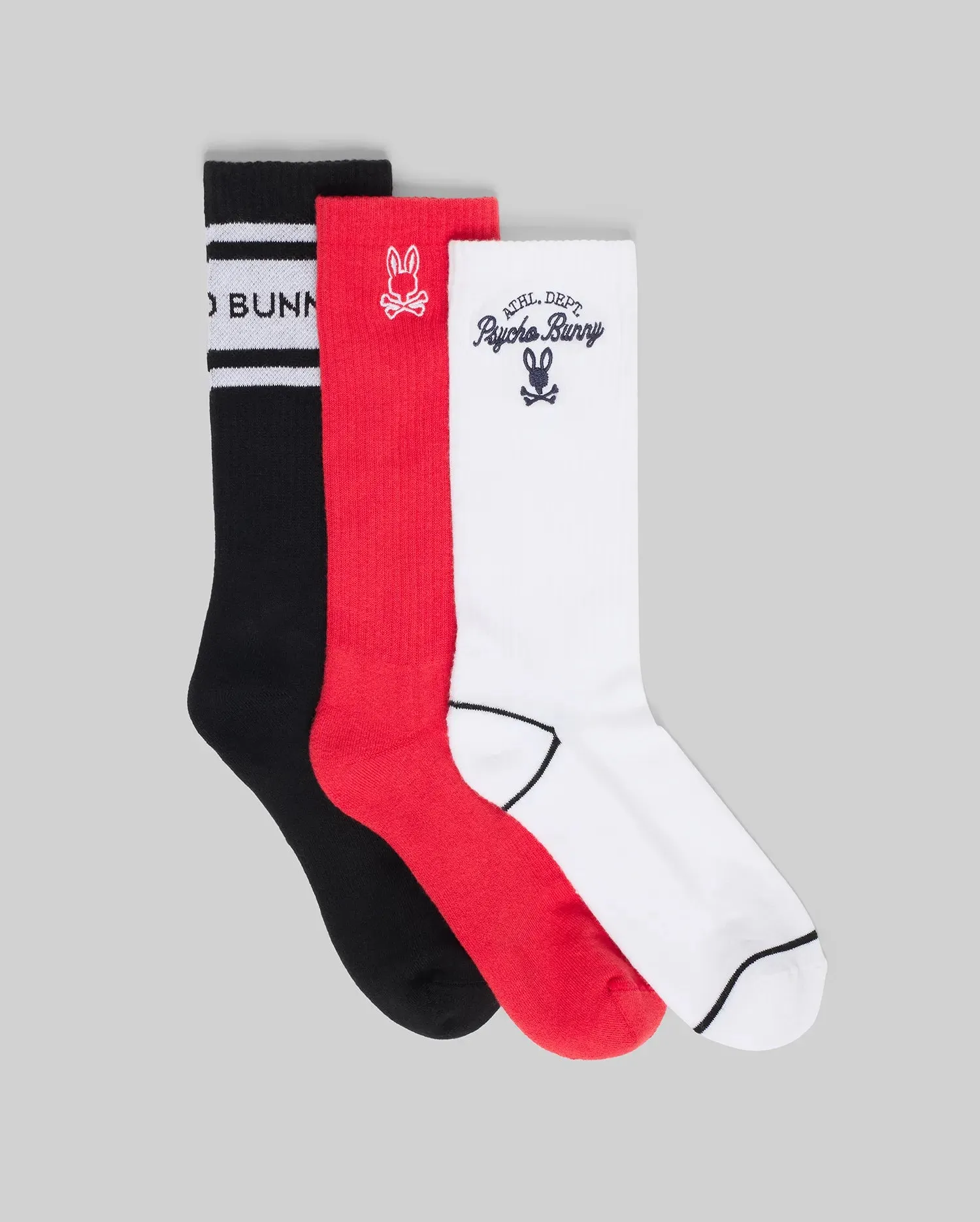 MENS 3 PACK SPORT SOCK - MO2200008 sold by Psycho Bunny