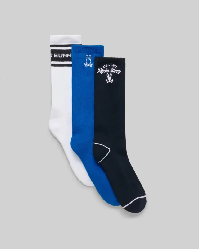 MENS 3 PACK SPORT SOCK - MO2200006 sold by Psycho Bunny