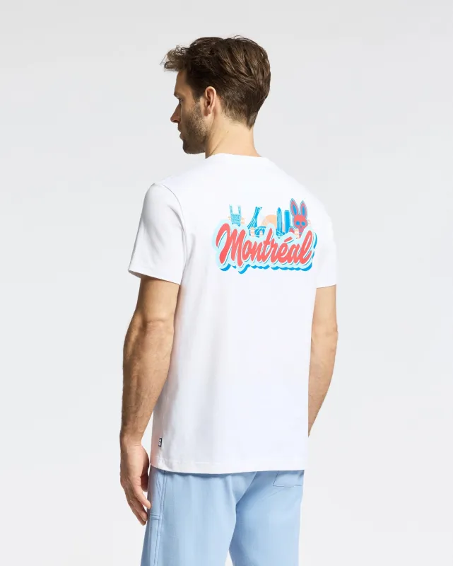 MENS MONTREAL TEE - B6U381F200 sold by Psycho Bunny