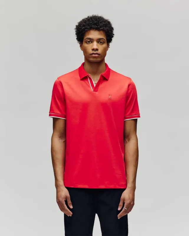 MENS KENDELL INTERLOCK JOHNNY COLLAR POLO - MT0100015 sold by Psycho Bunny