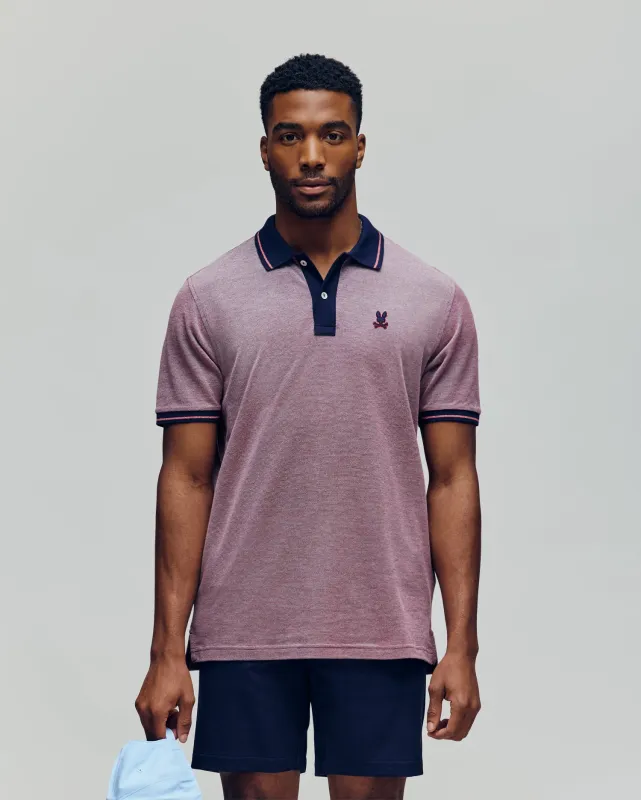 QUINTON TEXTURE PIQUE POLO sold by Psycho Bunny