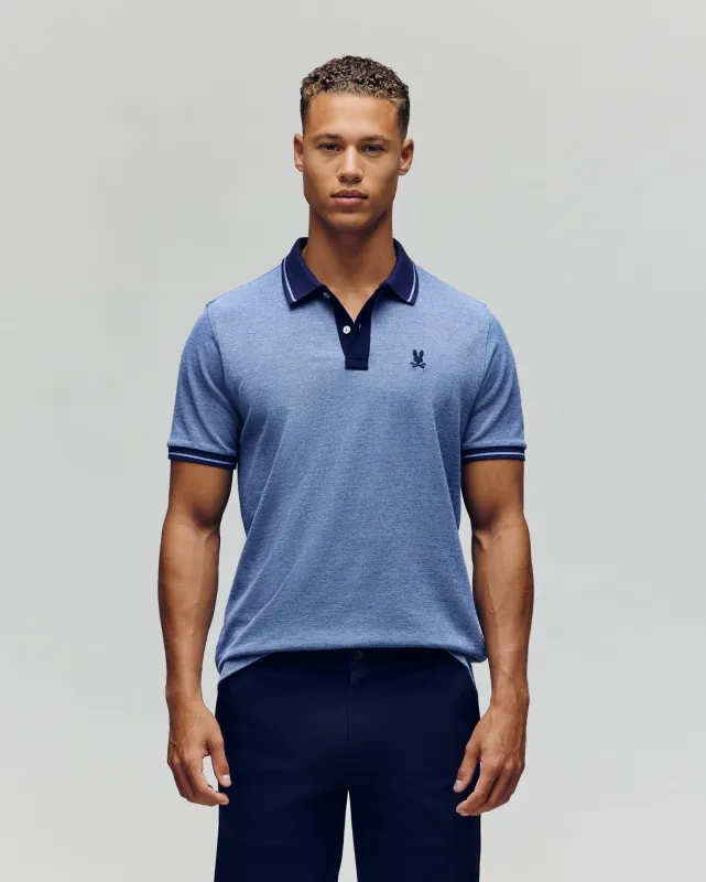 QUINTON TEXTURE PIQUE POLO sold by Psycho Bunny