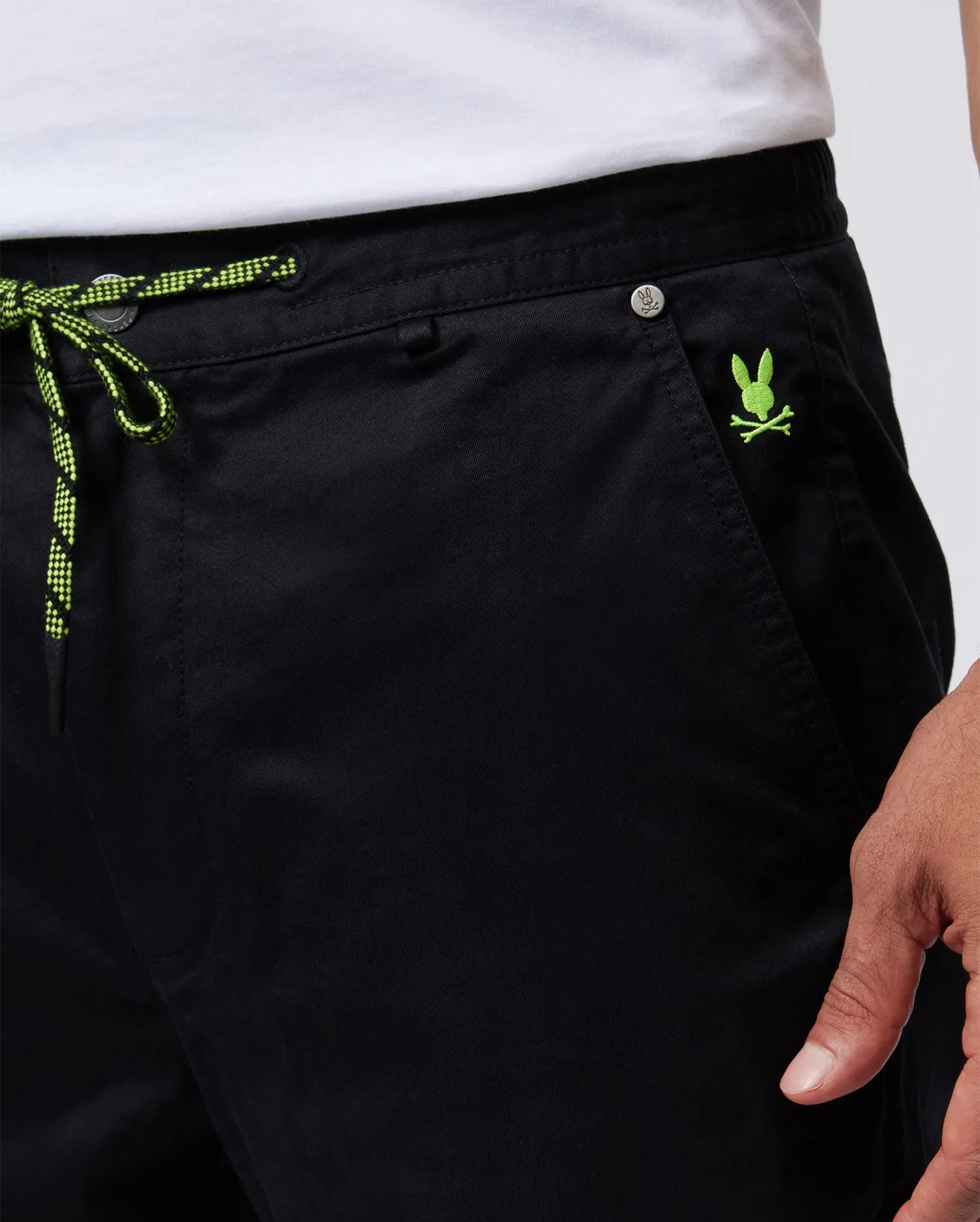 MENS HUDSON TWILL JOGGER PANT - B6P394Z1WB sold by Psycho Bunny product image thumbnail 3