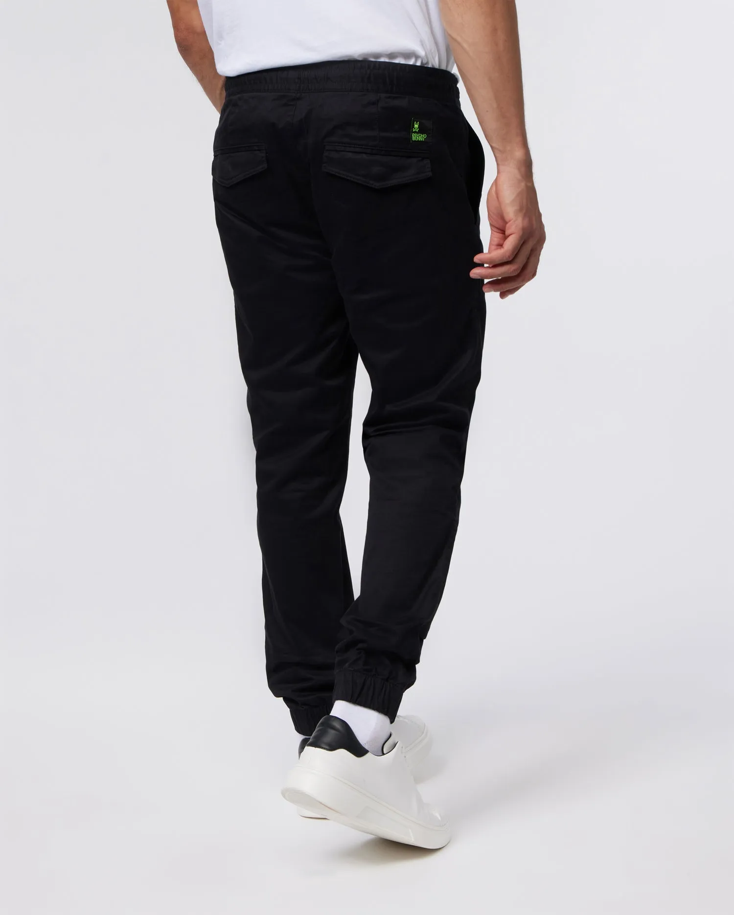 MENS HUDSON TWILL JOGGER PANT - B6P394Z1WB sold by Psycho Bunny product image thumbnail 5