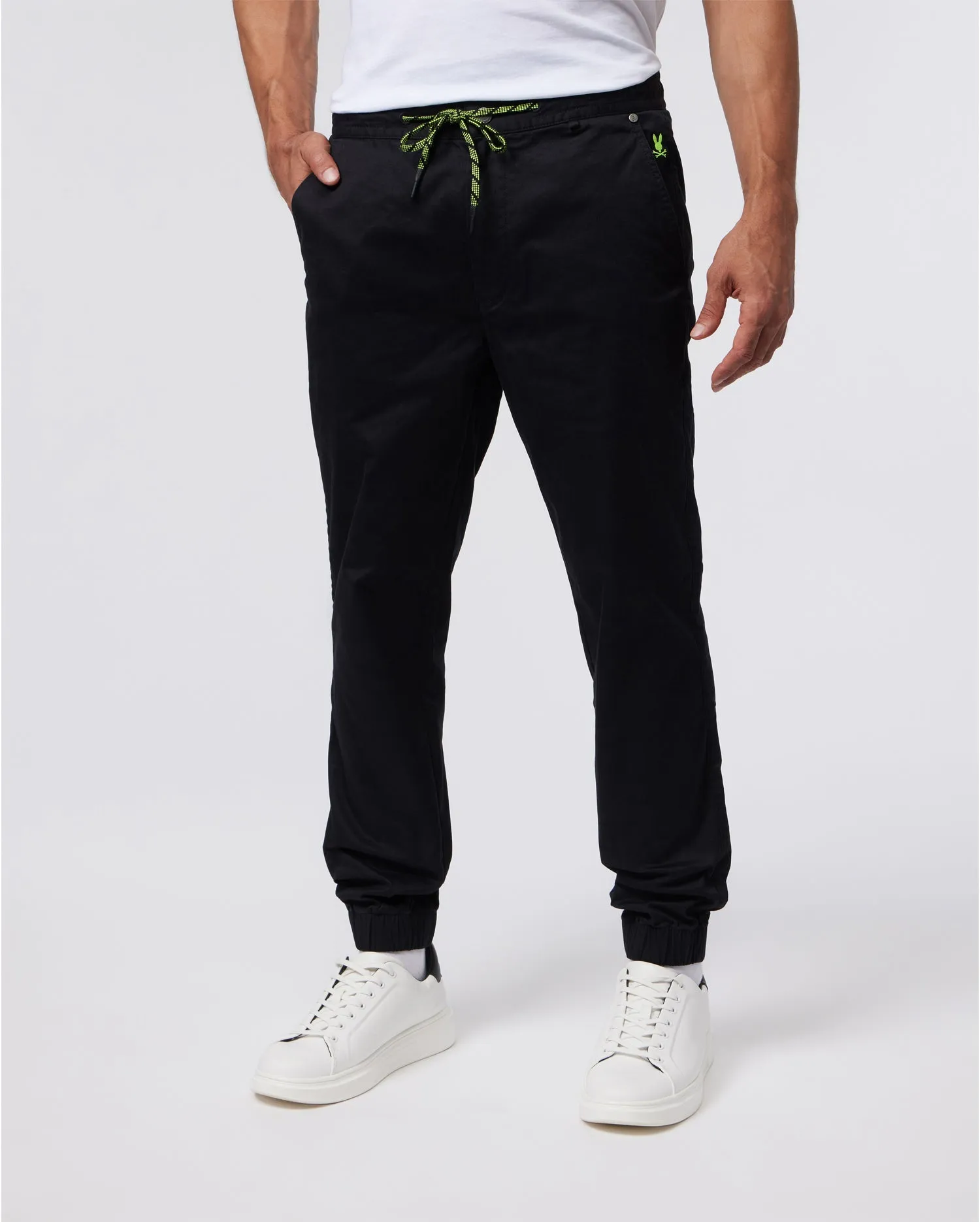 MENS HUDSON TWILL JOGGER PANT - B6P394Z1WB sold by Psycho Bunny