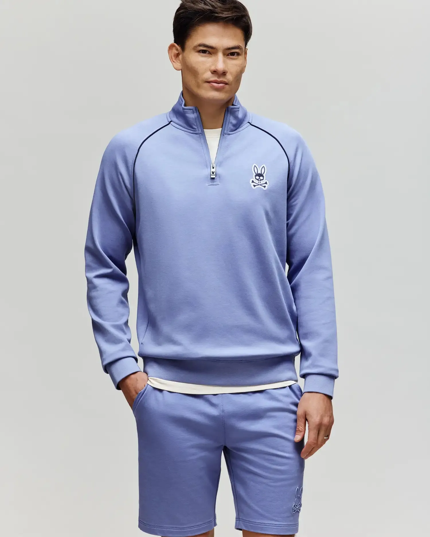 MENS SHAWN QUARTER ZIP SWEATSHIRT - MT0500115 sold by Psycho Bunny product image thumbnail 2