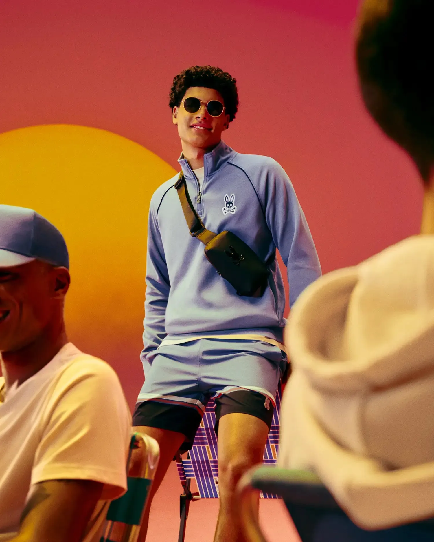 MENS SHAWN QUARTER ZIP SWEATSHIRT - MT0500115 sold by Psycho Bunny