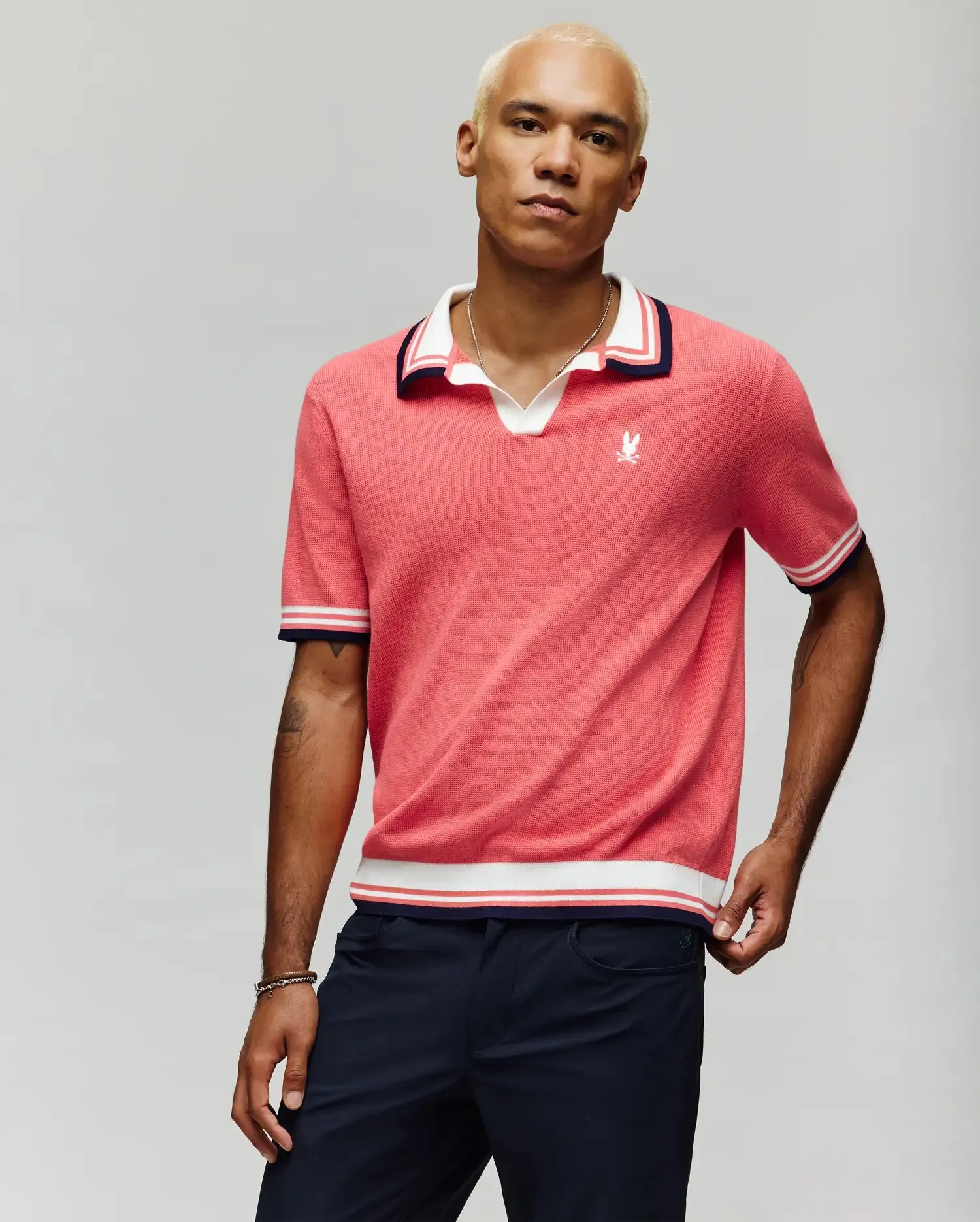 MENS CARTER SWEATER POLO - MT0400093 sold by Psycho Bunny product image thumbnail 4