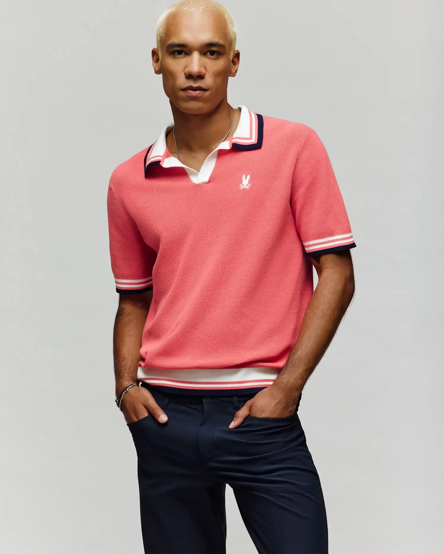 MENS CARTER SWEATER POLO - MT0400093 sold by Psycho Bunny product image thumbnail 2