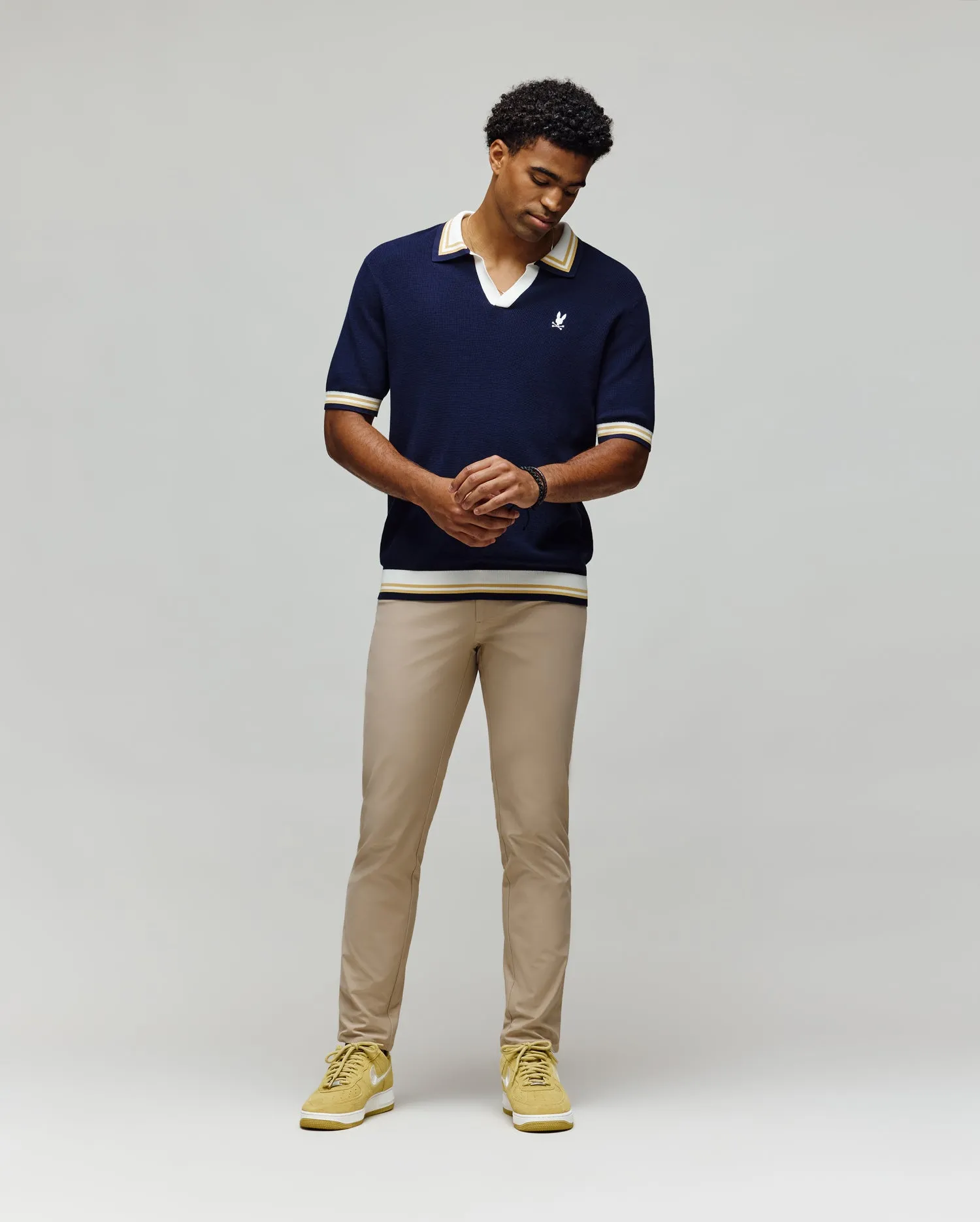 MENS CARTER JOHNNY COLLAR KNIT POLO - MT0400093 sold by Psycho Bunny product image thumbnail 4