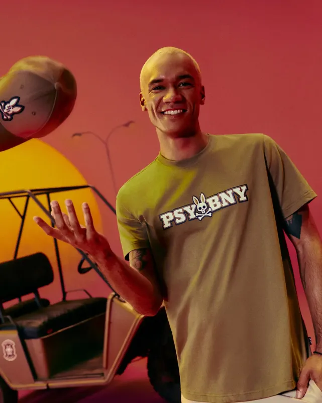 MENS WADE GRAPHIC TEE - MT0200105 made by Psycho Bunny