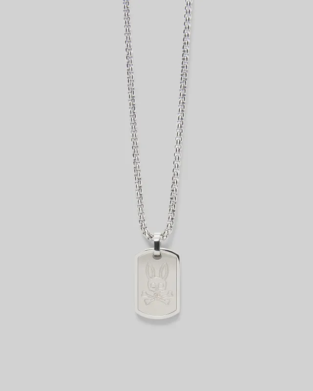 MENS ARMY TAG NECKLACE - MO1700021 sold by Psycho Bunny
