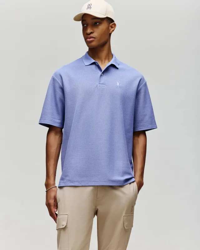 MENS BENNY OVERSIZED PIQUE POLO SHIRT - MT0100105 sold by Psycho Bunny