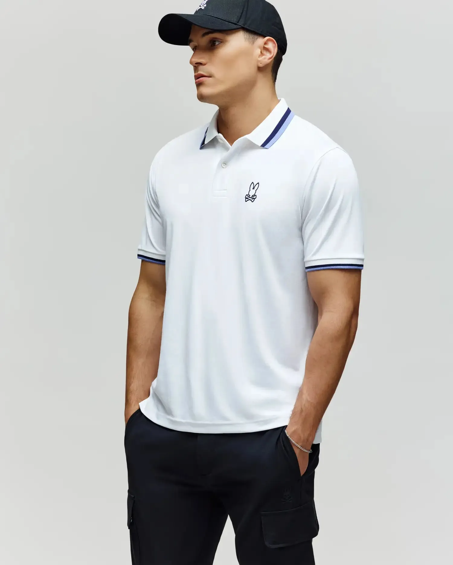 MENS CHRIS PIQUE POLO SHIRT - MT0100038 sold by Psycho Bunny product image thumbnail 4