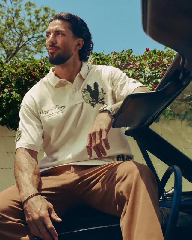 MENS AUGUSTE OVERSIZED PIQUE POLO SHIRT - MT0100112 sold by Psycho Bunny