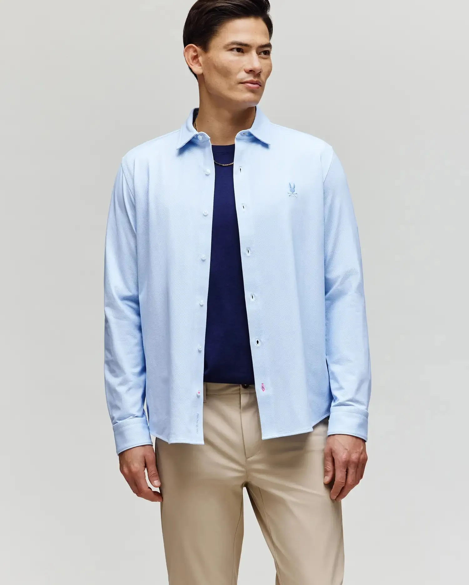 MENS JIM JERSEY STRIPED KNIT SHIRT - MT0300041 sold by Psycho Bunny product image thumbnail 4