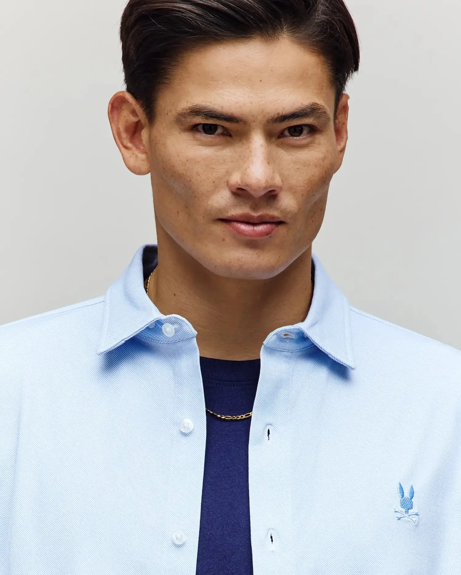 MENS JIM JERSEY STRIPED KNIT SHIRT - MT0300041 sold by Psycho Bunny product image thumbnail 3