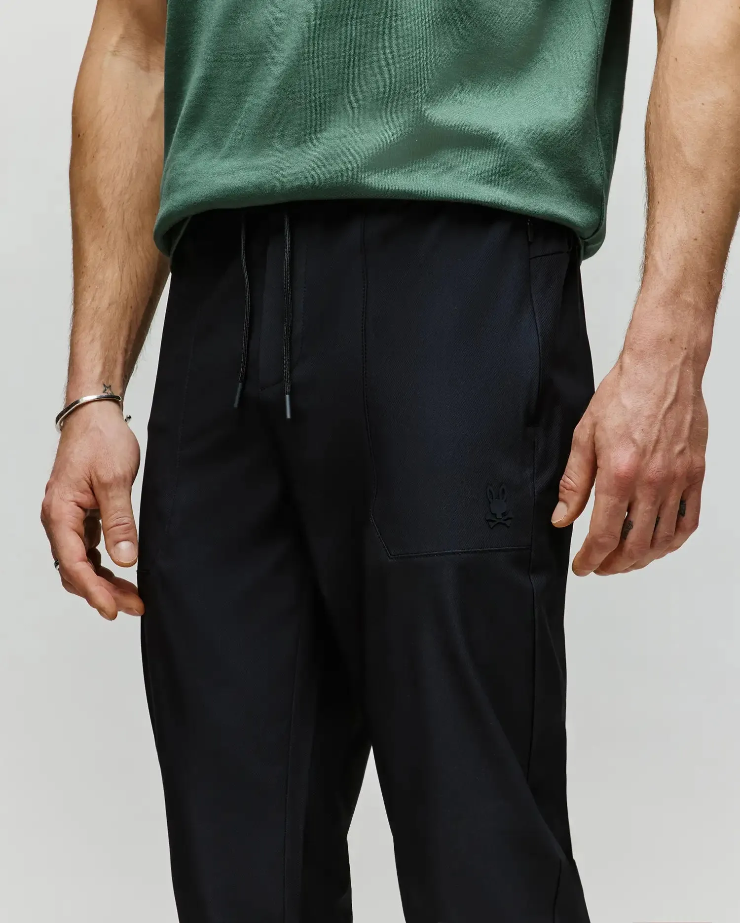 MENS BEN TECH JOGGER PULL ON - MB0600013 sold by Psycho Bunny product image thumbnail 2