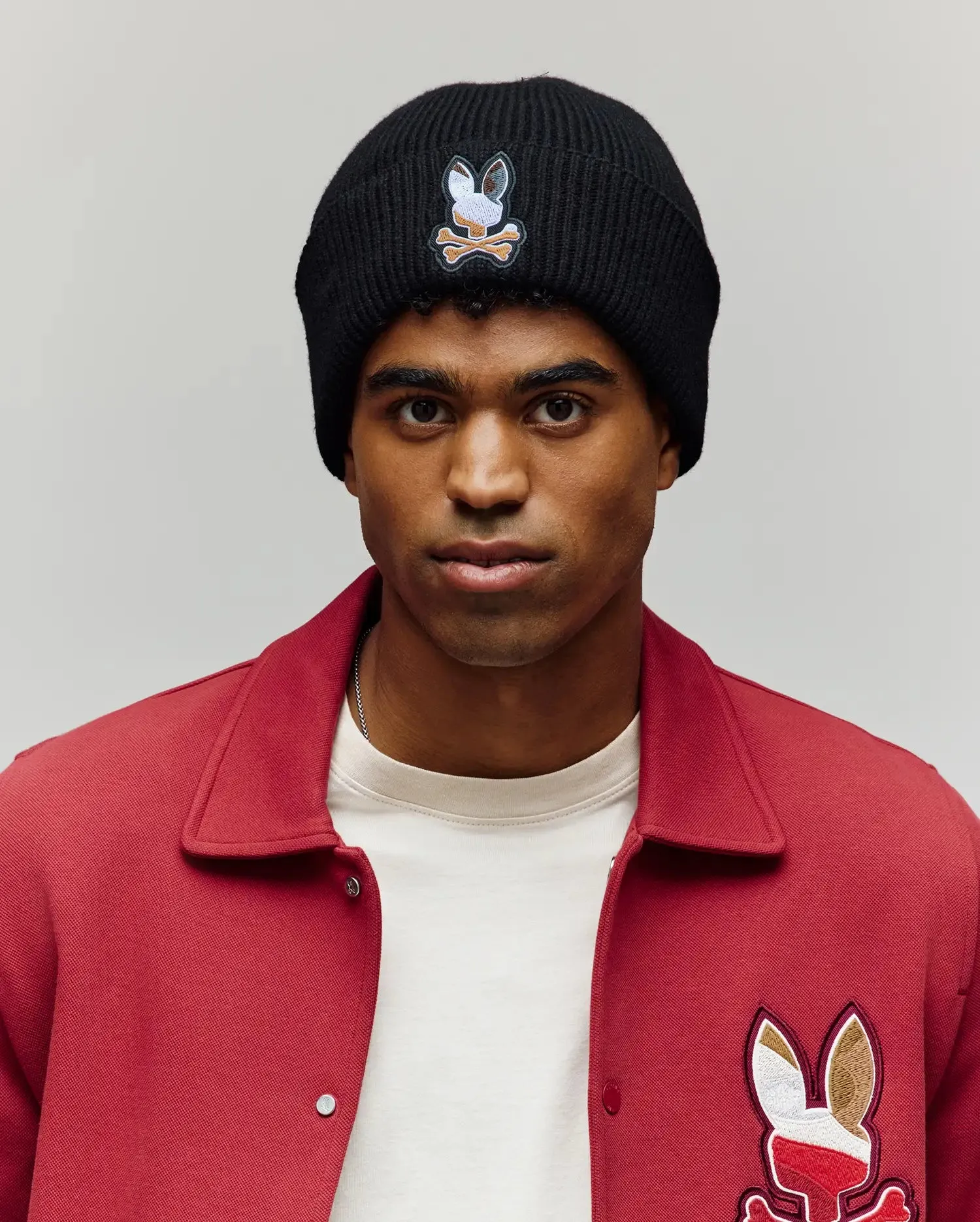 MENS DANTE BEANIE - MO2500014 sold by Psycho Bunny product image thumbnail 3