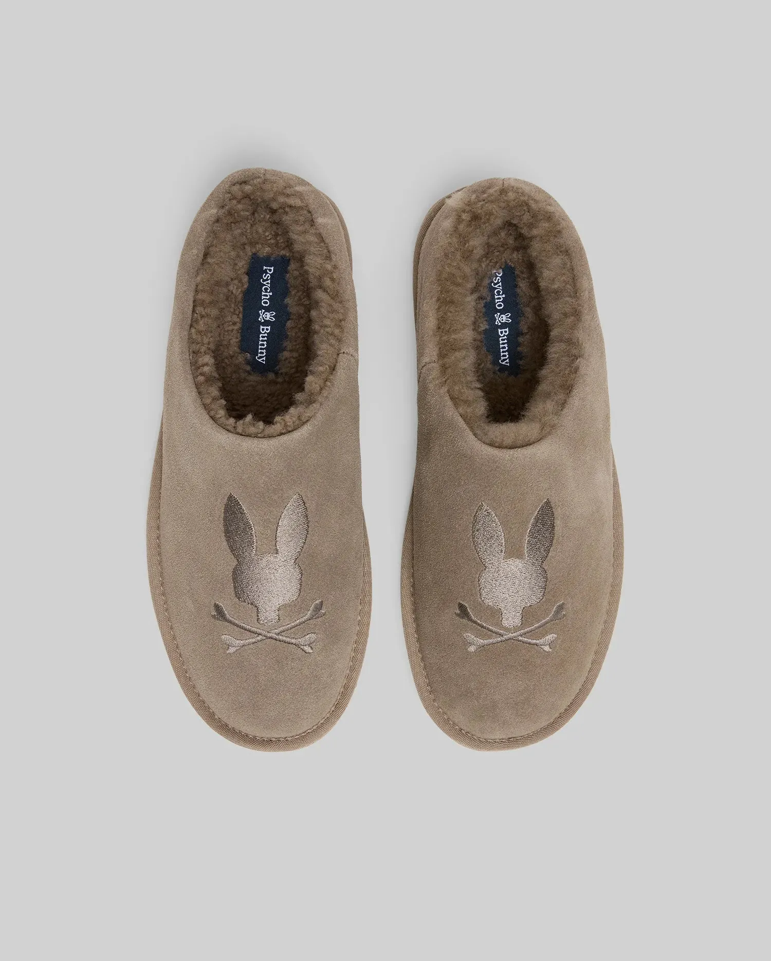 MENS SUEDE SHERPA BUNNY SLIPPER - MO1600002 sold by Psycho Bunny product image thumbnail 3