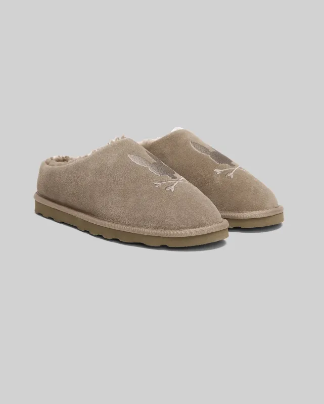 MENS SUEDE SHERPA BUNNY SLIPPER - MO1600002 sold by Psycho Bunny