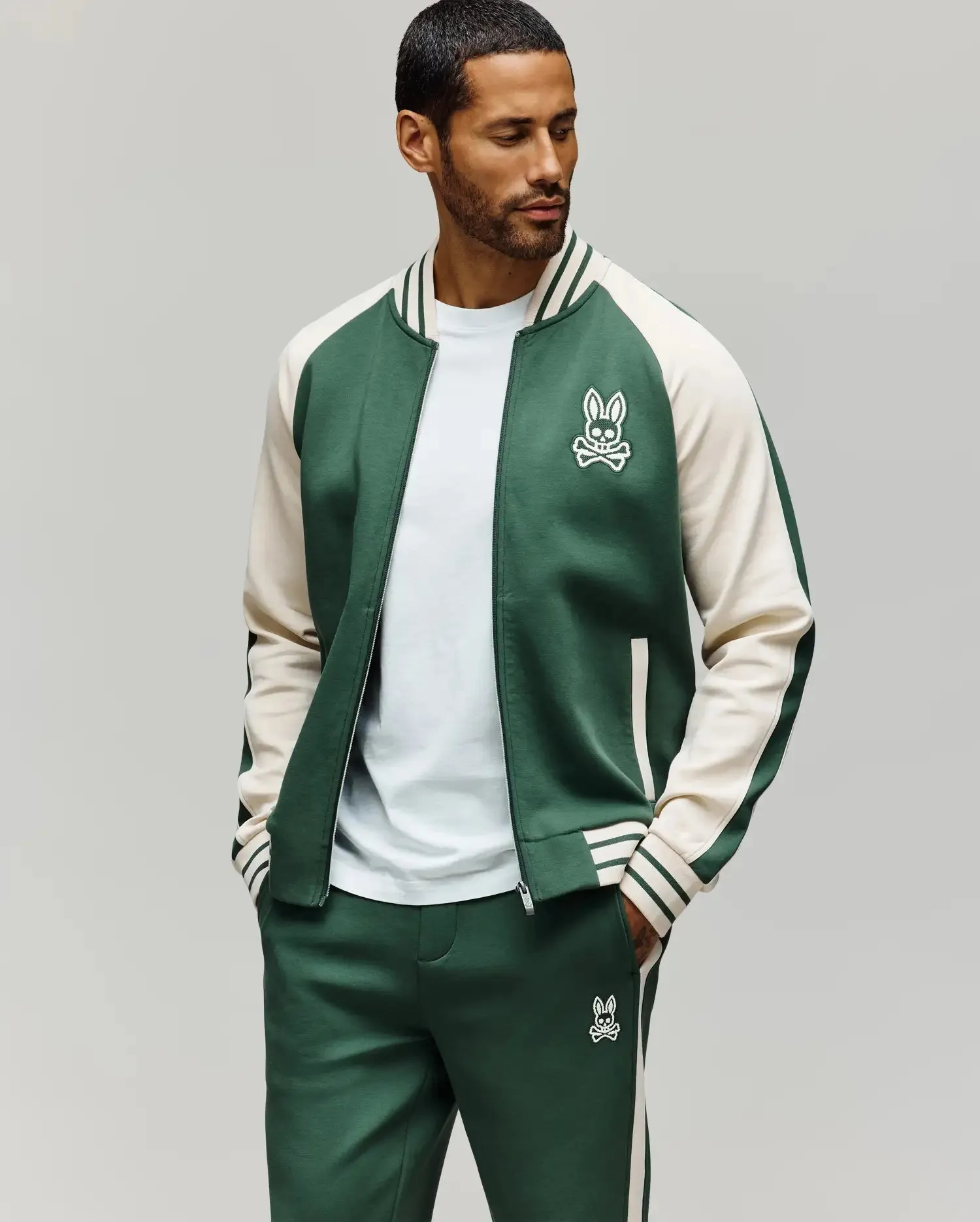 MENS STILES BOMBER JACKET - MT0500111 sold by Psycho Bunny