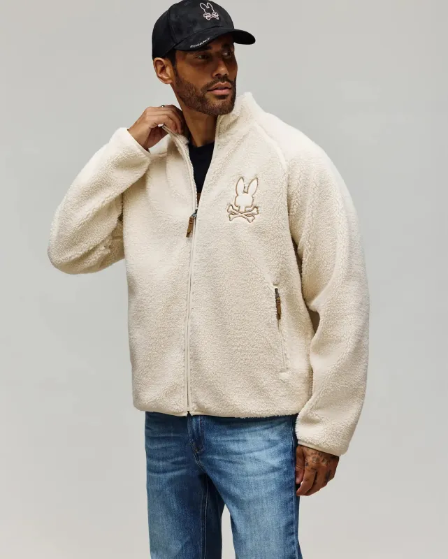 MENS RILEY SHERPA FULL ZIP - MT0500025 sold by Psycho Bunny