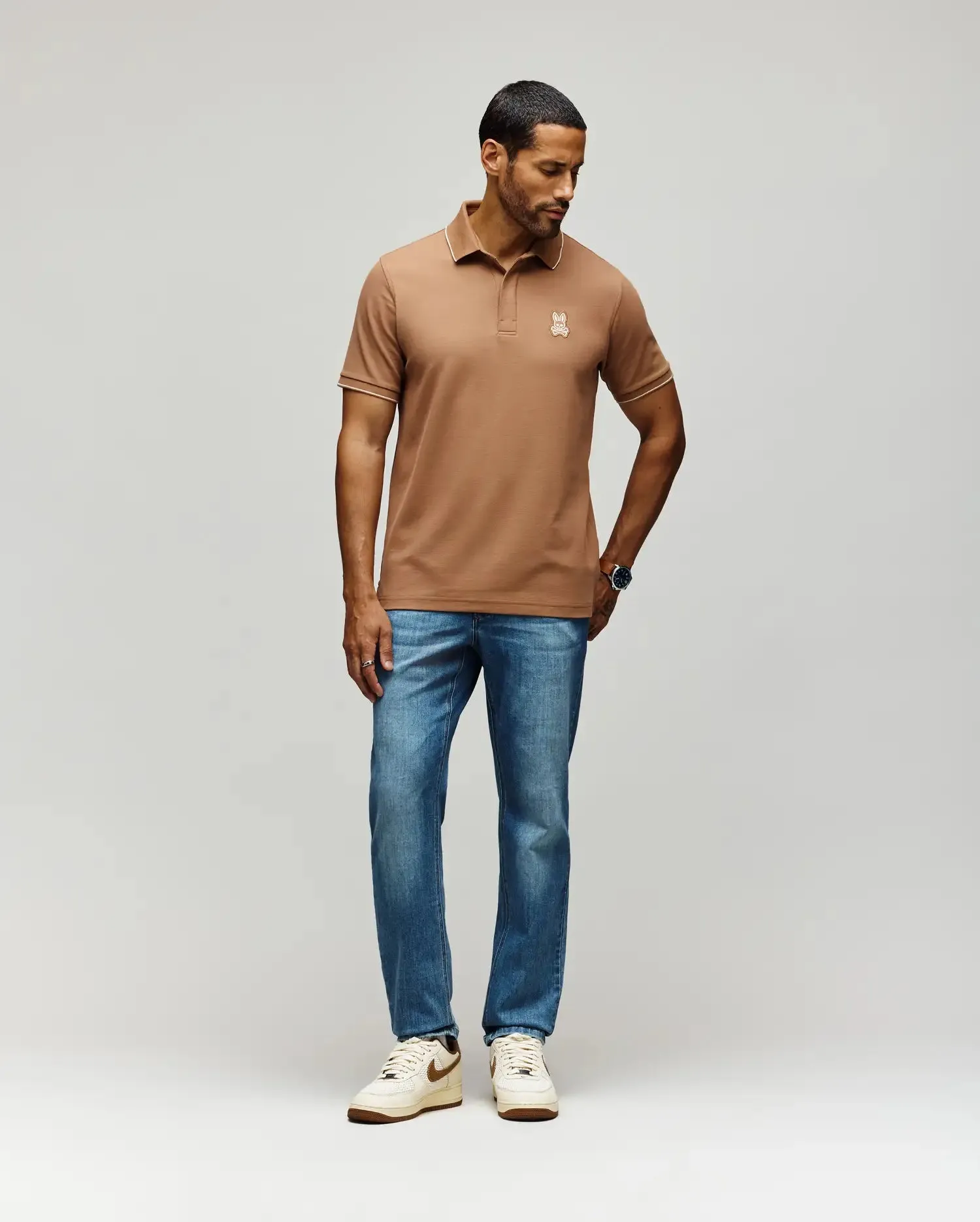 MENS MARLON PIQUE POLO SHIRT - MT0100036 sold by Psycho Bunny product image thumbnail 4