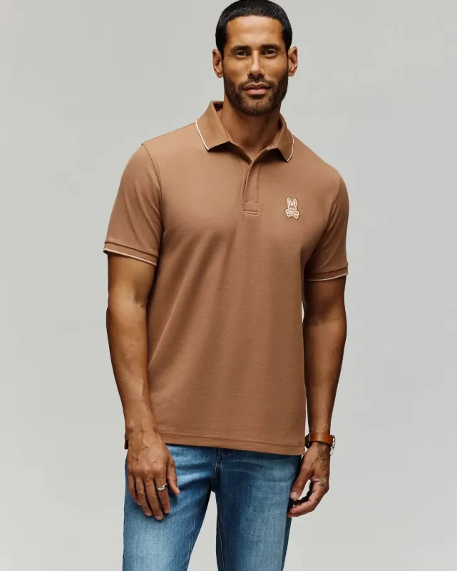 MENS MARLON PIQUE POLO SHIRT - MT0100036 sold by Psycho Bunny