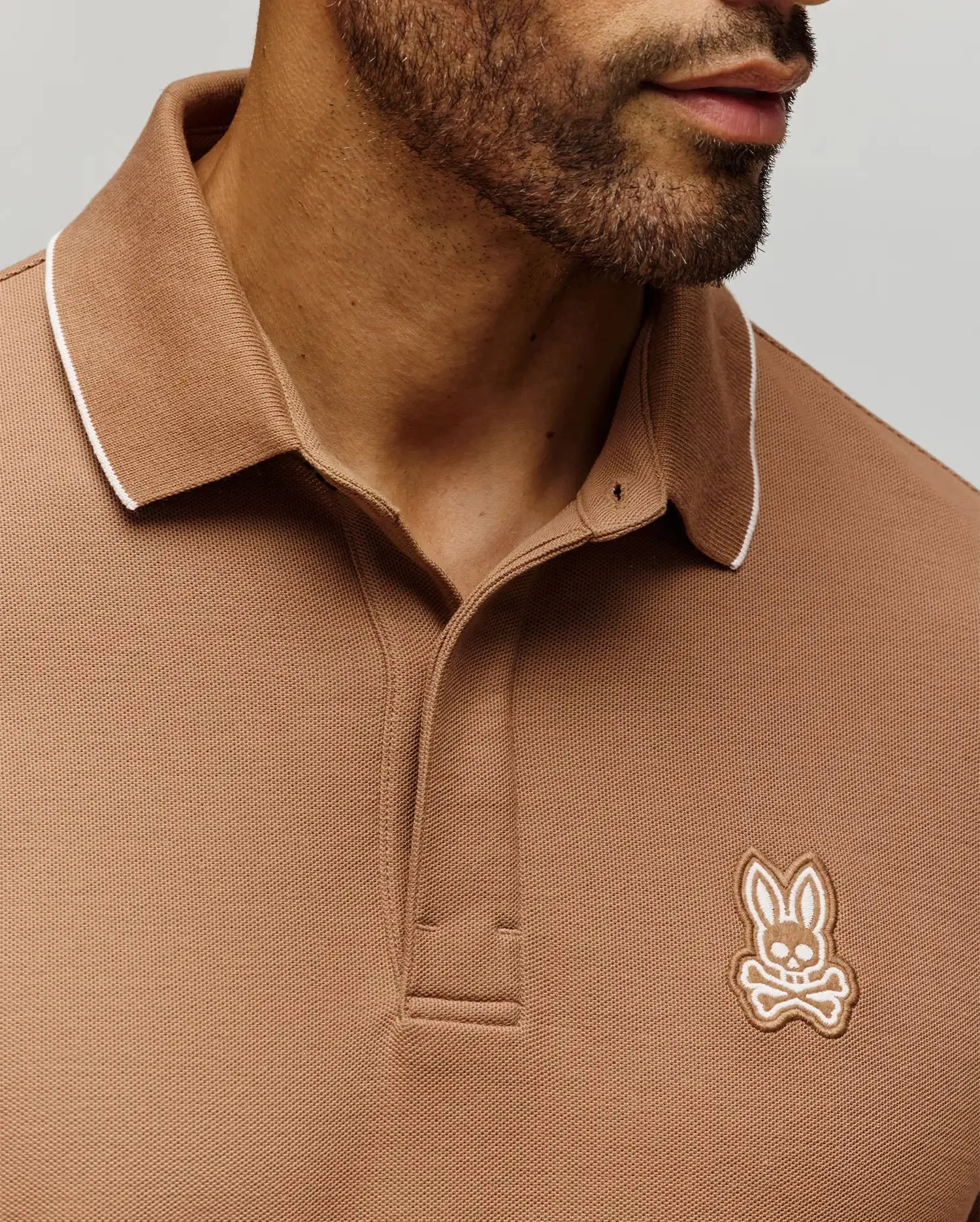 MENS MARLON PIQUE POLO SHIRT - MT0100036 sold by Psycho Bunny product image thumbnail 2
