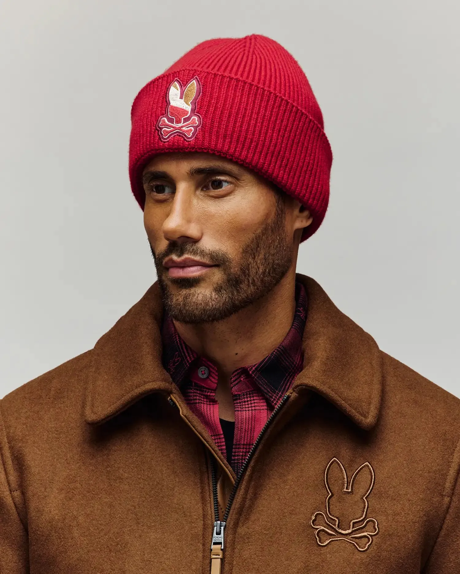 MENS DANTE BEANIE - MO2500014 sold by Psycho Bunny product image thumbnail 3