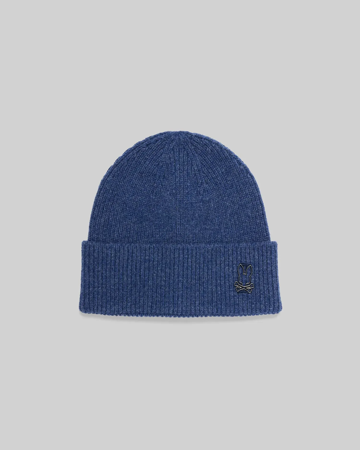 MENS CURT METAL BUNNY BEANIE - MO2500004 sold by Psycho Bunny