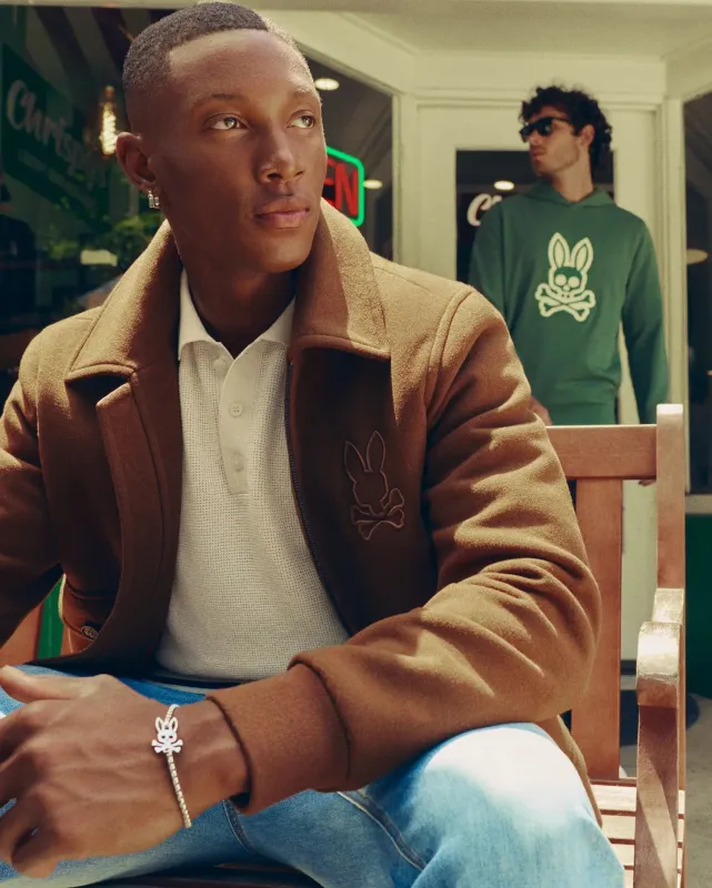 MENS GAVIN SOLID BOMBER JACKET - MO1100033 sold by Psycho Bunny