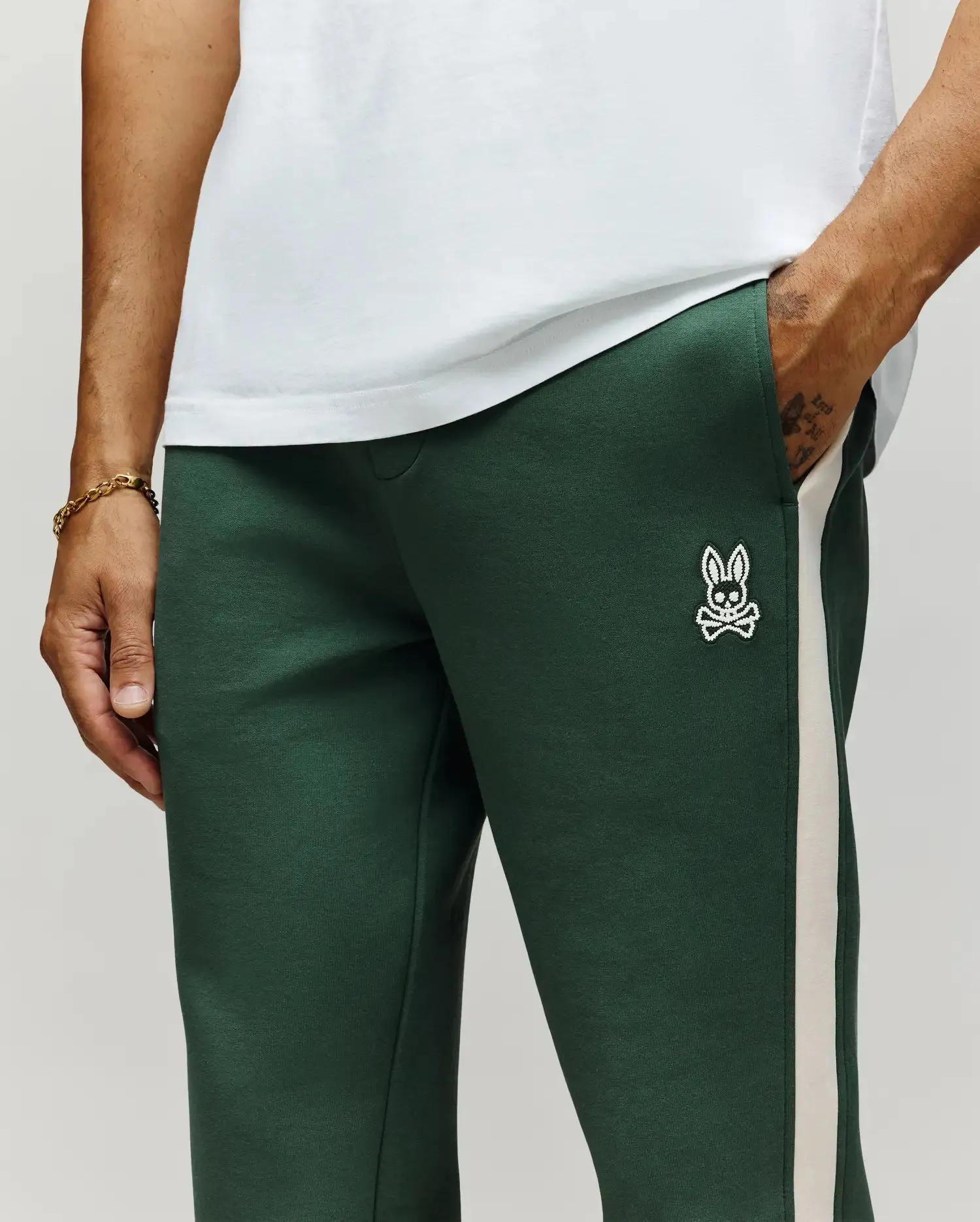 MENS STILES STRAIGHT LEG TRACK PANTS - MB0800025 sold by Psycho Bunny product image thumbnail 2