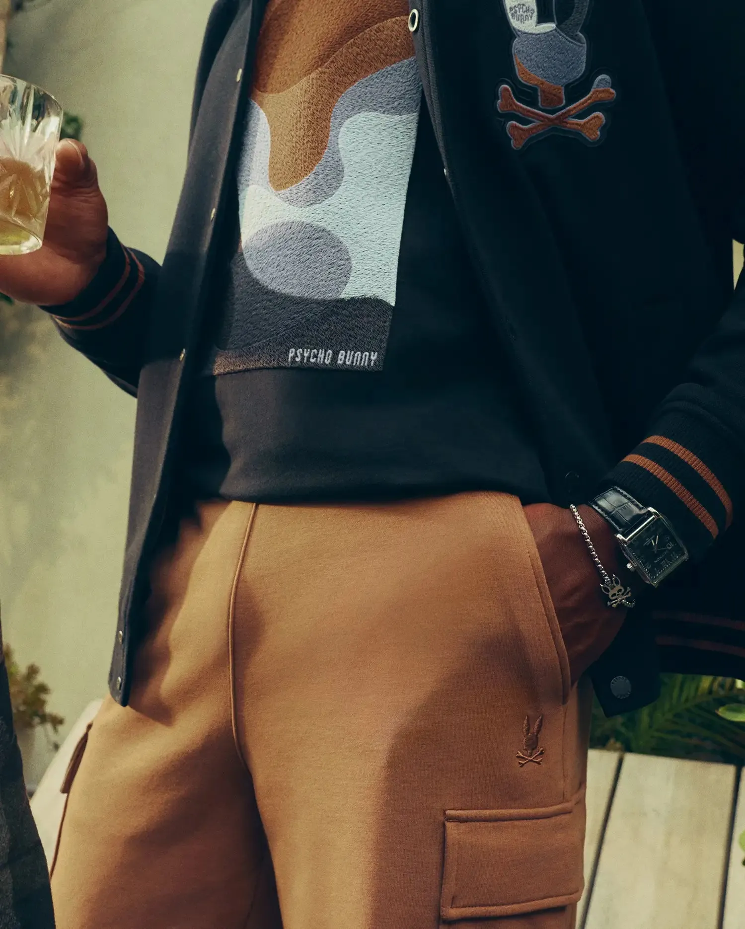 MENS NASH CARGO SWEATPANT - MB0800010 sold by Psycho Bunny product image thumbnail 2