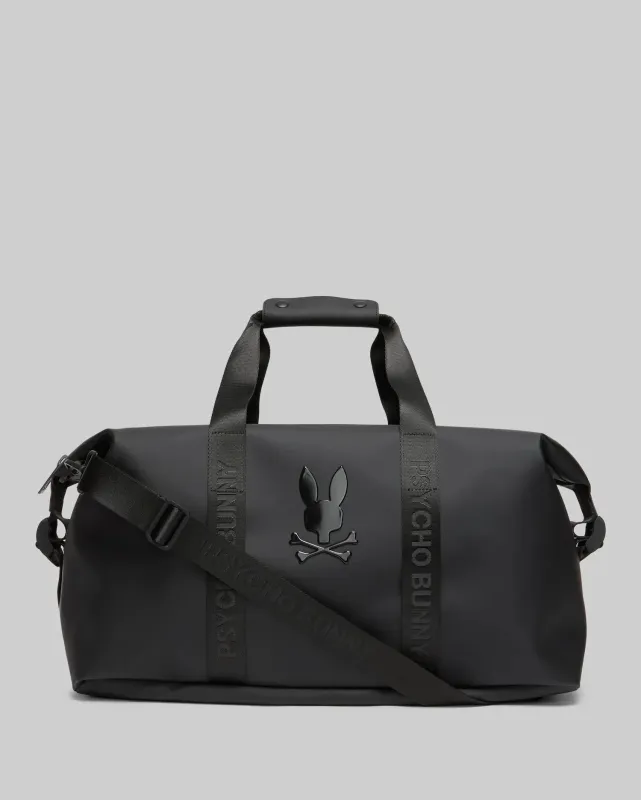 MENS RUBBERIZED DUFFLE BAG - B6A472F200 sold by Psycho Bunny