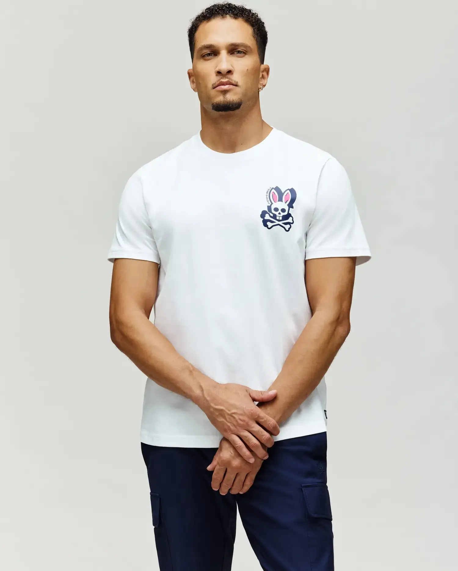 MENS PSYCHO SKULL GRAPHIC TEE - MT0200331 sold by Psycho Bunny product image thumbnail 4