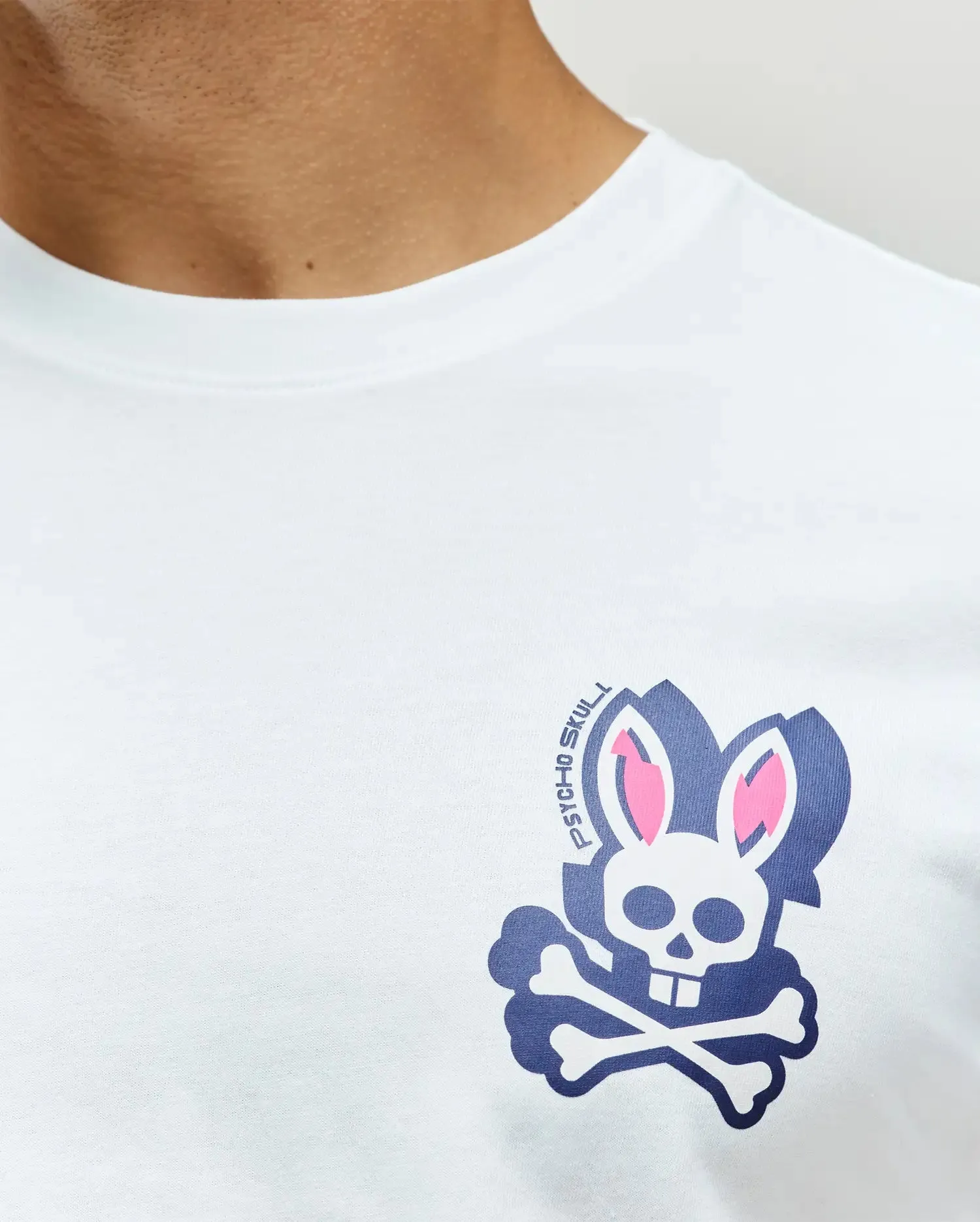 MENS PSYCHO SKULL GRAPHIC TEE - MT0200331 sold by Psycho Bunny product image thumbnail 3