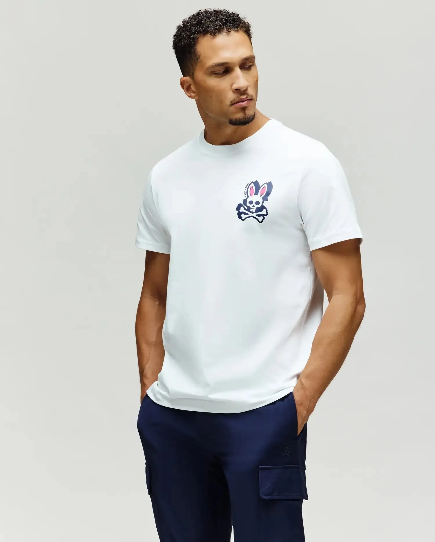 MENS PSYCHO SKULL GRAPHIC TEE - MT0200331 sold by Psycho Bunny product image thumbnail 2