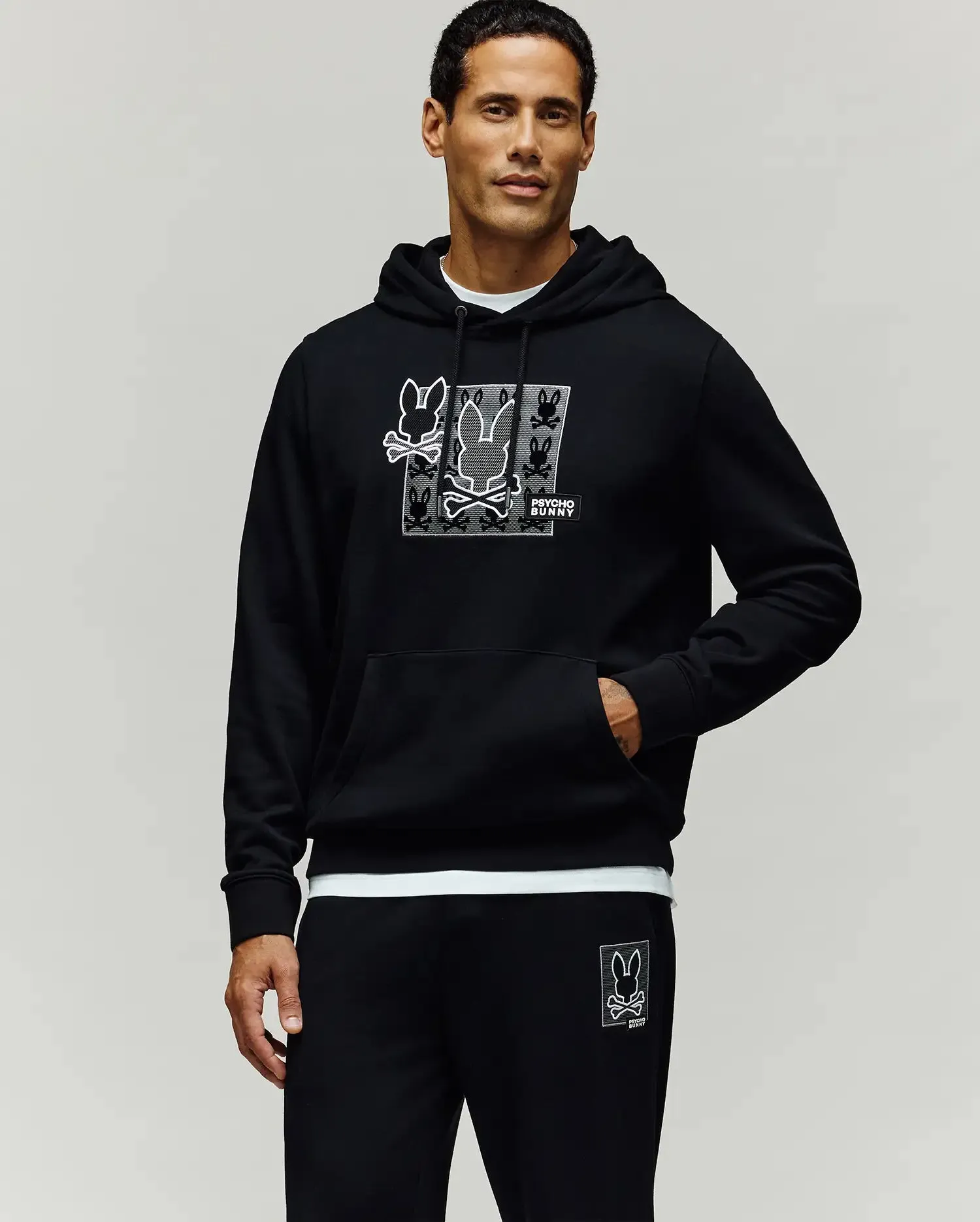 MENS VAREN FRENCH TERRY HOODIE - MT0500156 sold by Psycho Bunny product image thumbnail 3