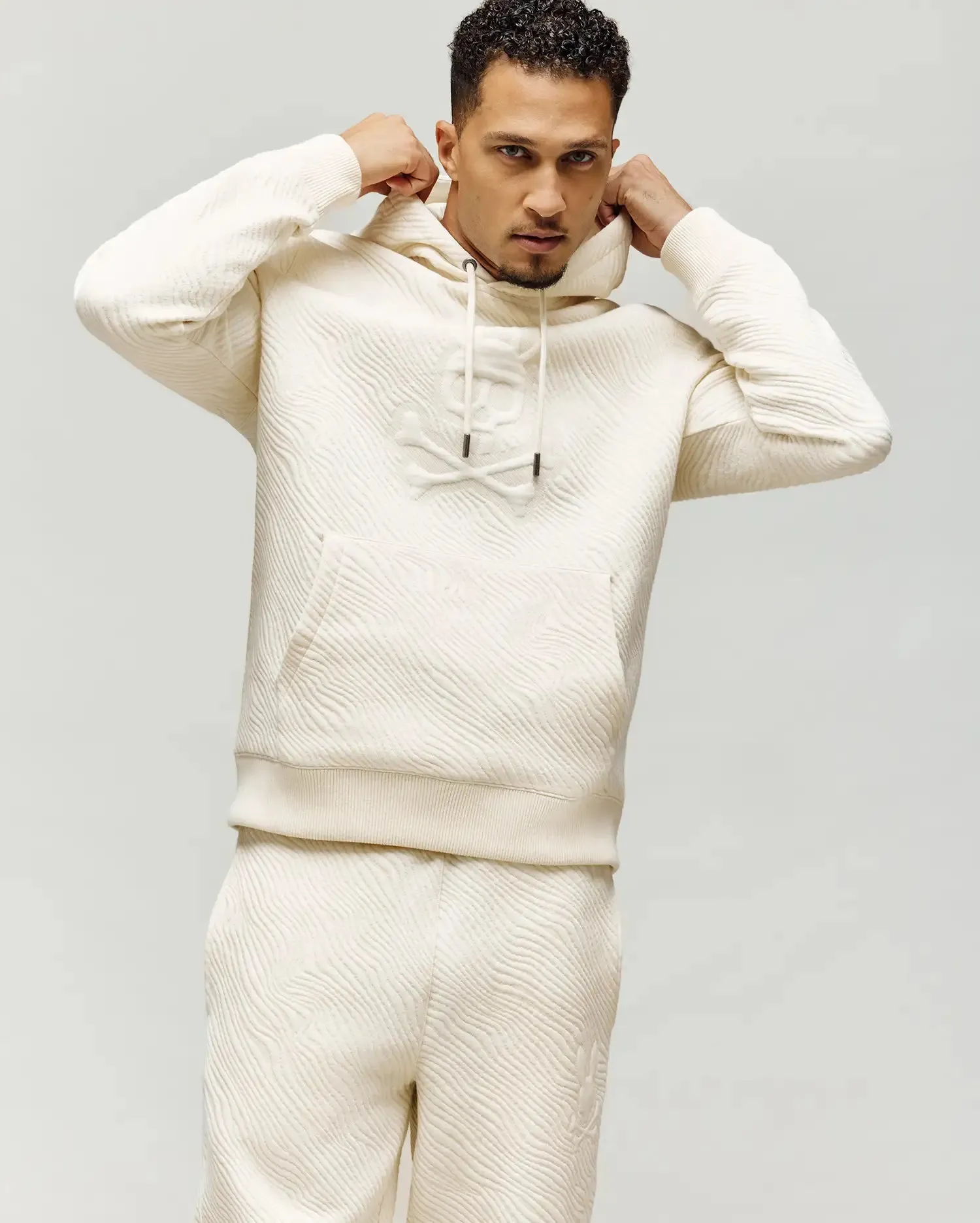 MENS KENDRICK TEXTURED HOODIE - MT0500097 sold by Psycho Bunny
