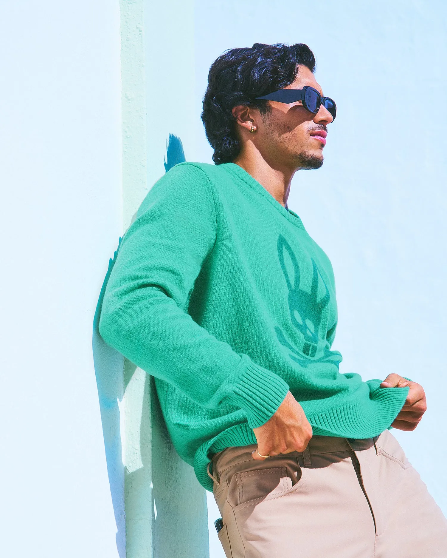 MENS SAXON COZY YARN CREW - MT0400074 sold by Psycho Bunny