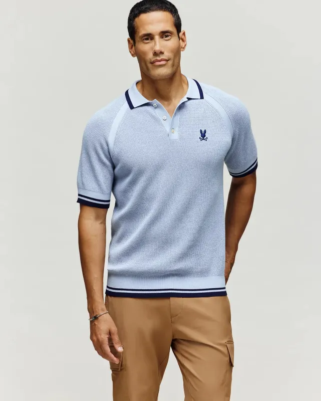 MENS LAZARE KNIT POLO - MT0100165 sold by Psycho Bunny