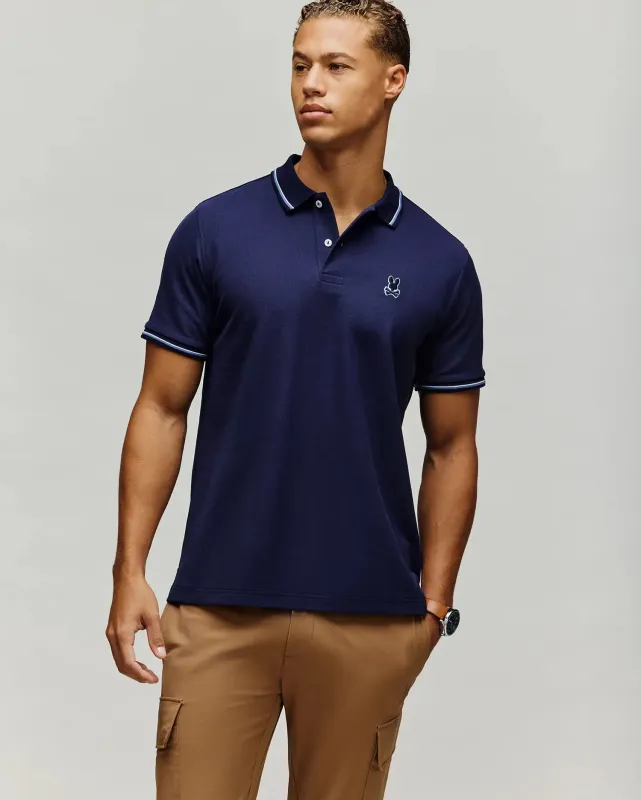 MENS RIDGE PIQUE POLO - MT0100083 sold by Psycho Bunny